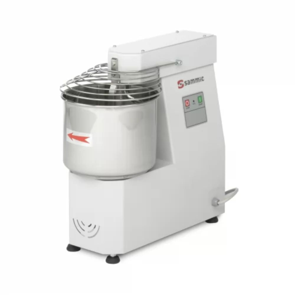 Amasadora de gancho espiral Sammic DM-10 | 10 litros | 5 kg de harina